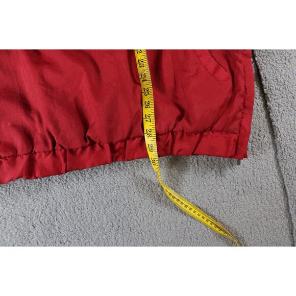 Starter Jacket Mens XL Red Black Label Vintage Quater Zip Pull Over Embroidered - Picture 5 of 6